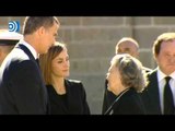 La infanta Cristina coincide con los Reyes en el funeral del infante Carlos