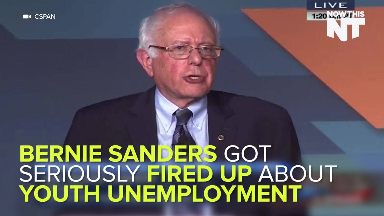 Bernie Sanders Is Furious About The Lack Of Opportunities For Young People