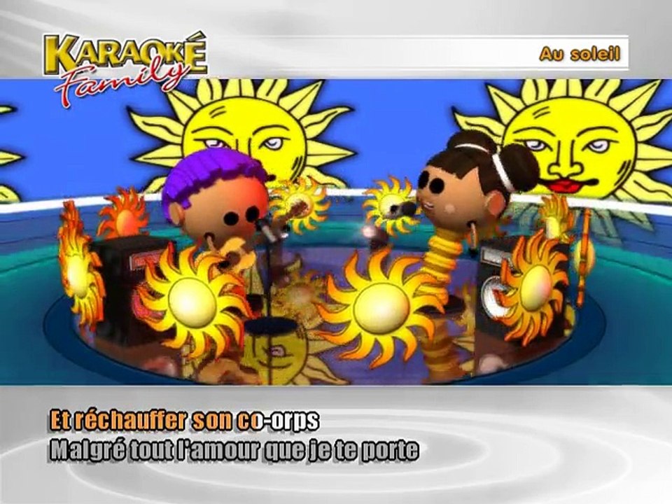 KARAOKE JENIFER - Au soleil
