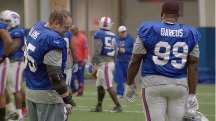 Men in Blazers scout Bills practice