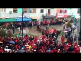 Shqipëri- Serbi, Vijon festa, Elbasani thërret “Forca Shqipëri”, nis hyrja në stadium- Ora News