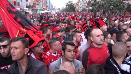 Shqipëri - Serbi - Hyrja e tifozëve në Stadium