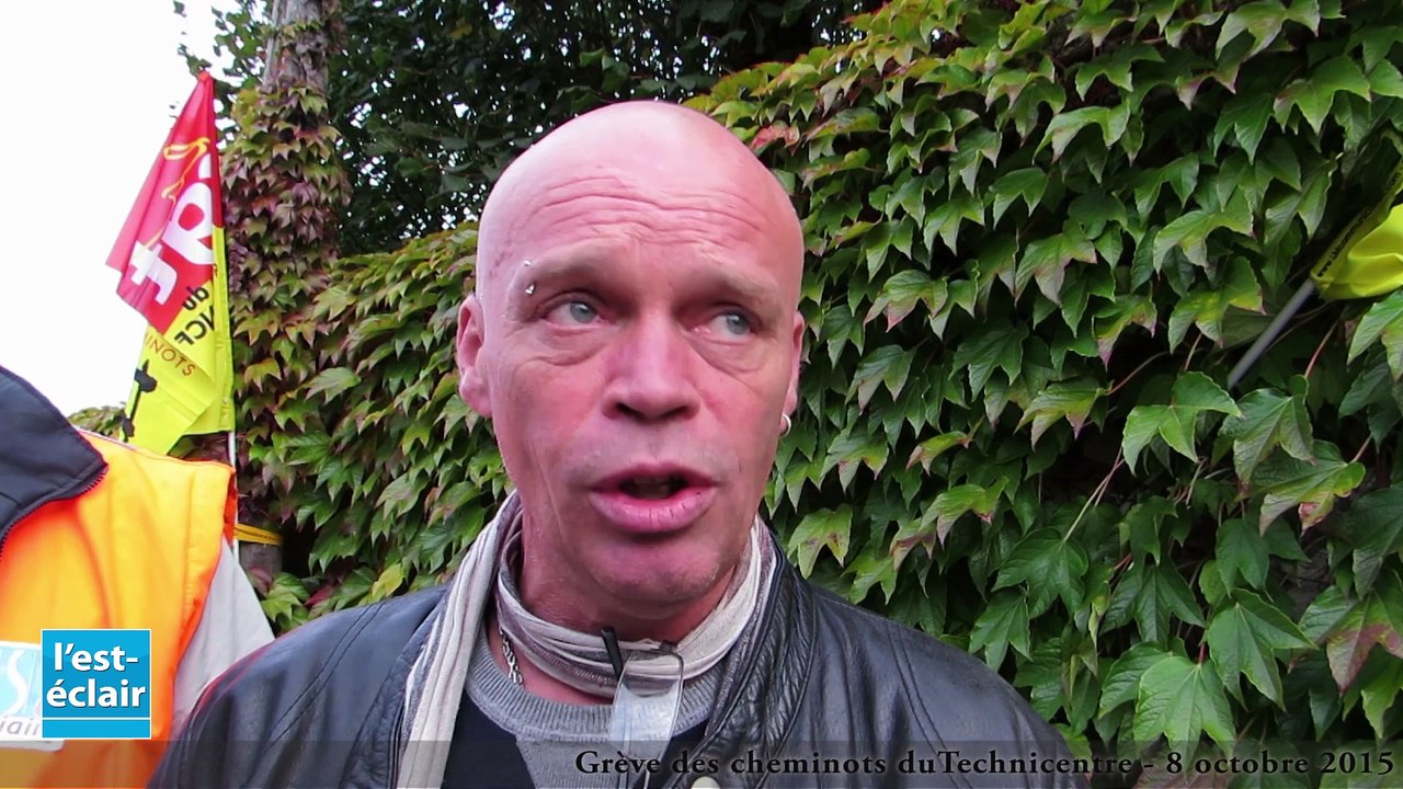 Les cheminots du Technicentre de Romilly en grève