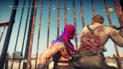 Mad Max, gameplay español parte 7, Eunuco perro supremo del campamento Gran Vigia