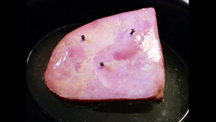 Jambon à la bière et au sirop d'érable.