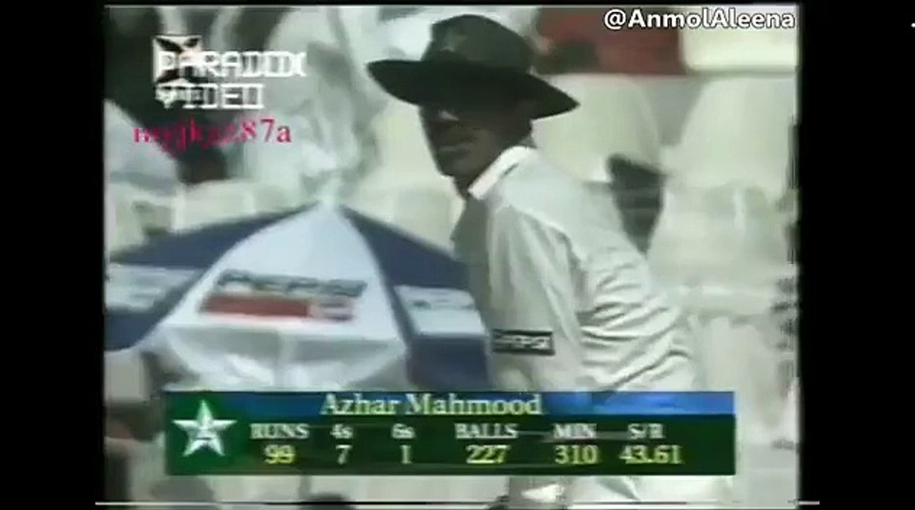 Azhar Mahmood Hundred on debut vs South Africa 1997 Rawalpindi