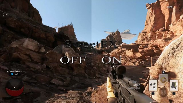 STAR WARS Battlefront - SweetFX mod - gameplay PC [graphics mod] Windows 10