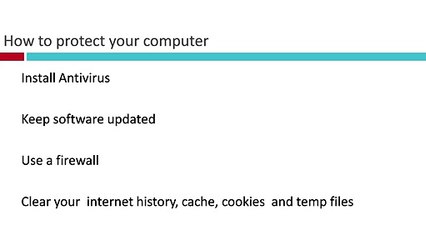 How to protect your computer