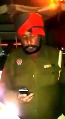 FIGHT Drunker Punjab Police