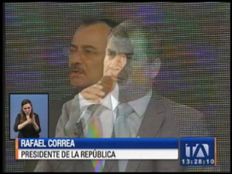 Rafael Correa y Jaime Nebot se dieron la mano después de siete años