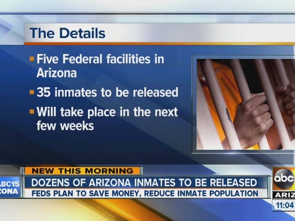 Dozens of Arizona inmates to be released