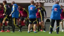 Zlatan goes Beast Mode at Sweden training 2015