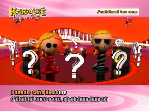 KARAOKE CARMEL et JOHNNY HALLYDAY - J'oublierai ton nom