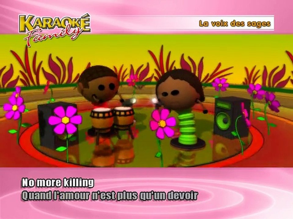 KARAOKE YANNICK NOAH - La voix des sages