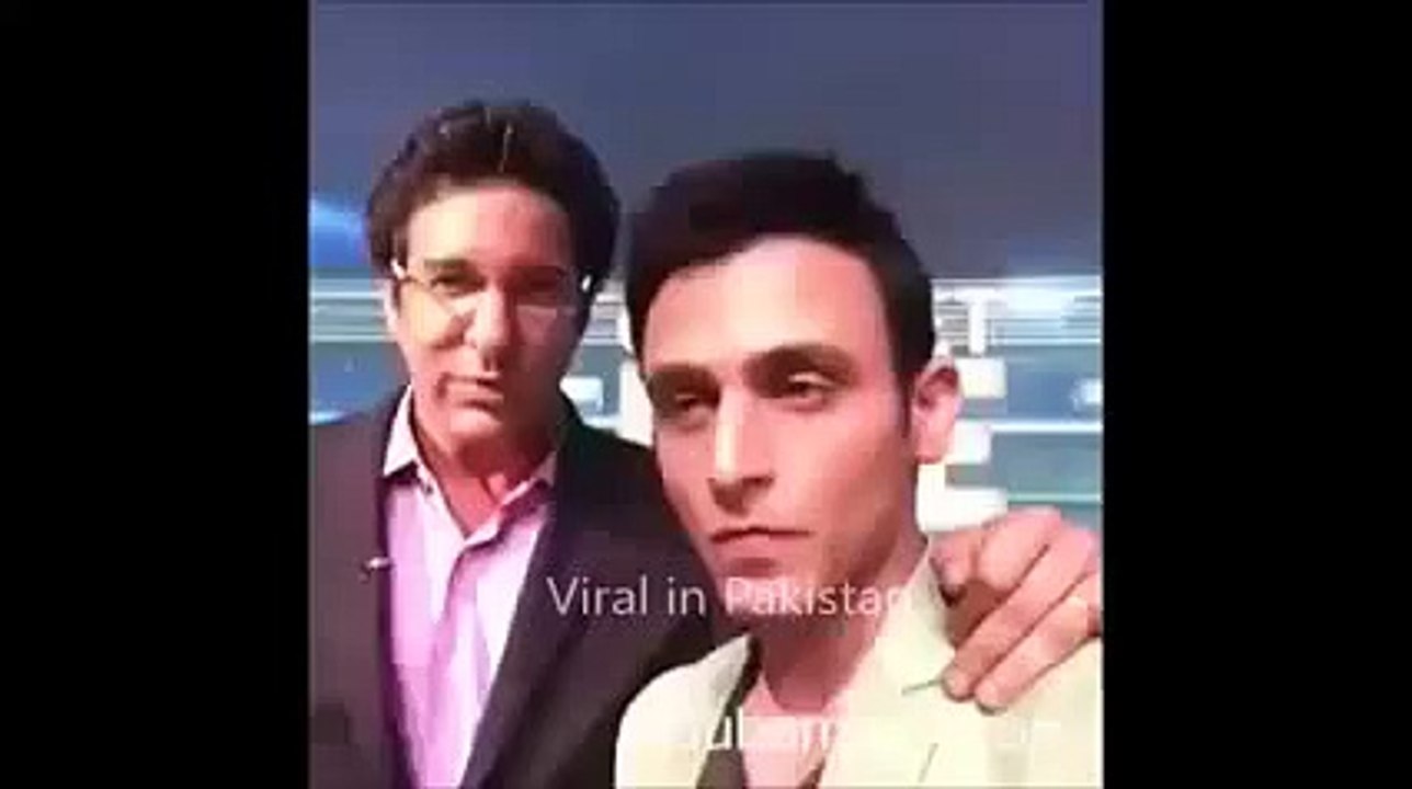 Swing Ka Sultan  Wasim Akram has made his debut
