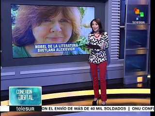 Svetlana Alexievich se convierte en tendencia mundial en Twitter