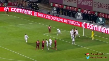 Joao Moutinho amaging goal- Portuga1 vs Denmark 1-0 EC QUALIFICATION 2015