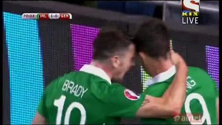 1-0 Shane Long AMAZING Goal HD- Republic of Ireland Vs. Germany - EC Qualification 08.10.2015