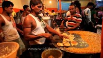 Spicy pav bhaji in Kolkata Durga puja fair