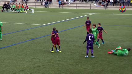 -FC Barcelona Masia-Academy- Spectacular goal (Aleví A vs Cornellà)--