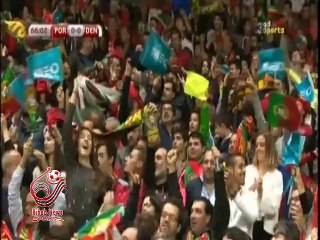 هدف البرتغال 1-0 الدانمارك