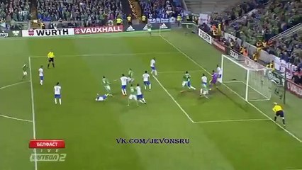 Steven Davis GOAL | Northern Ireland 3 - 0 Greece