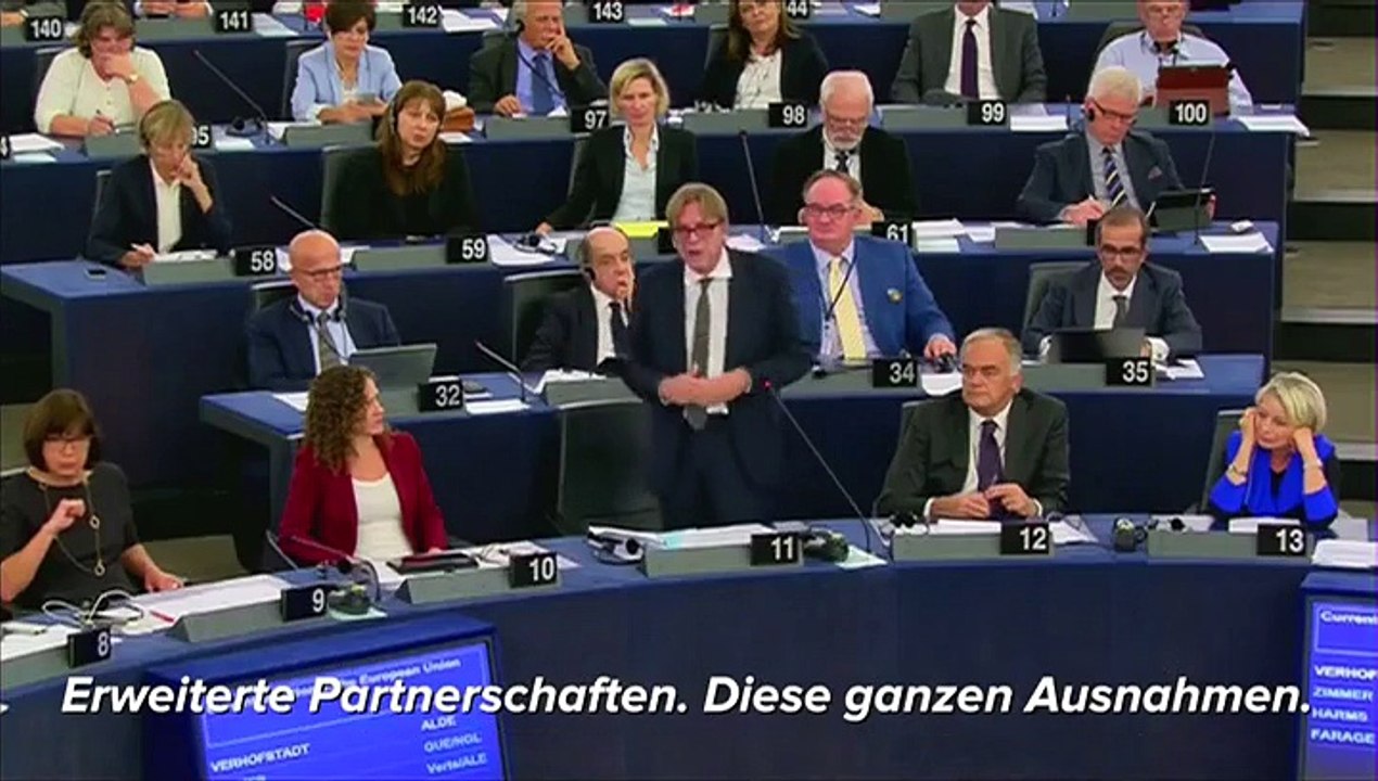 Merkel muß weg - scharfe Kritik im EU Parlament an Merkels Asylpolitik