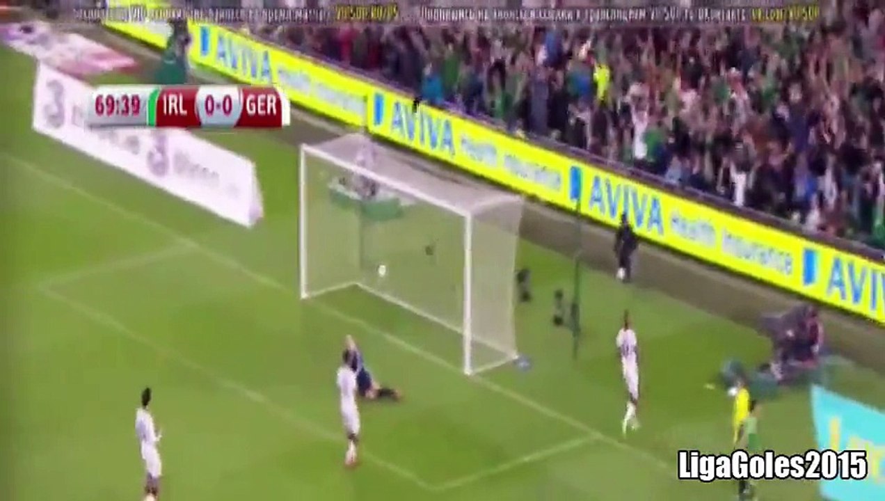 Ireland vs Germany 1-0 All Goals Qualifiers 2016 HD