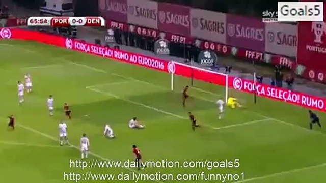 All Goals HD Portugal 1-0 Denmark - Euro 2016 Qualifiers - 8.10.2015 HD