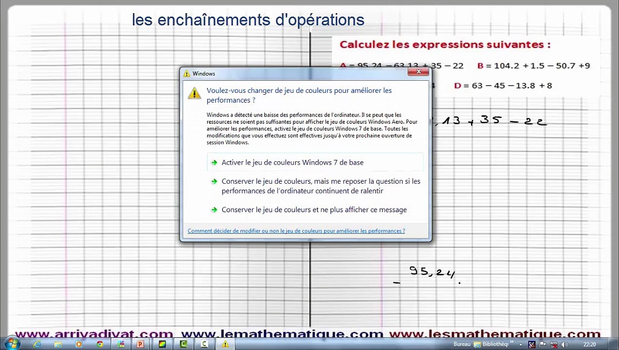 Maths 5ème - Les enchaînements d'opérations Exercice 3