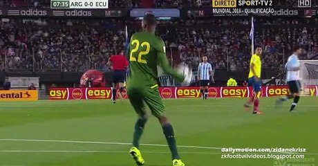 Sergio Agüero Great Chances | Argentina v. Ecuador 08.10.2015 HD