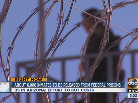 About 6,000 inmates to be released from Federal prison
