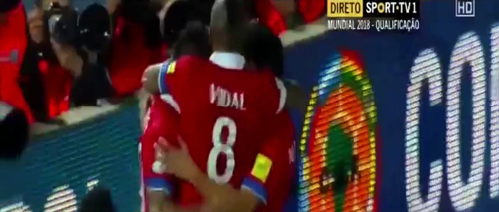 Eduardo Vargas Goal ~ Chile vs Brazil 1-0