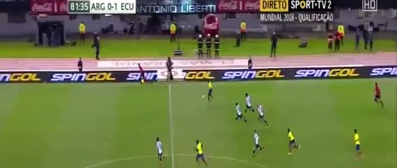 Felipe Caicedo Goal ~ Argentina vs Ecuador 0-2