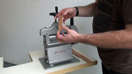 Máquina para dividir pieles