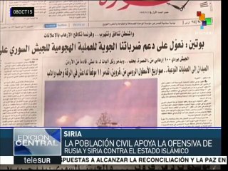 Fuerte operativo del ejército sirio y la fuerza aérea rusa en Hama