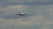 Emirates A380-800 Crosswind Landing. Manchester Airport. HD.