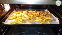 Baked Potato Wedges بیکڈ پوٹاٹو ویجیز