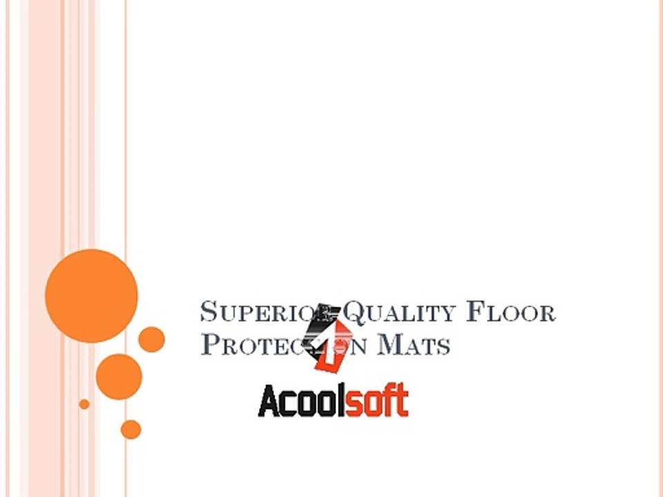 Superior Quality Floor Protection Mats