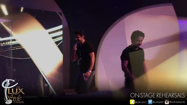 Fawad & Mahira - Rehearsals LSA 2015
