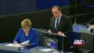 Déclarations de Francois Hollande devant le parlement européen