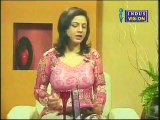 Indus Vision Female Anchor Showing Her Assests in Fit Dres