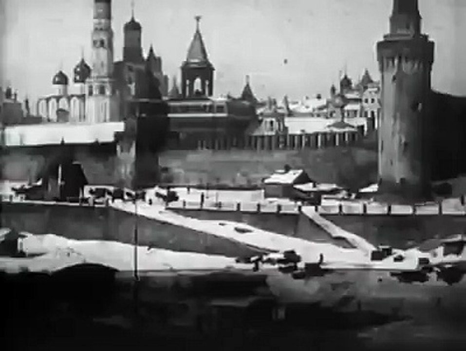 Москва в снегу до революции