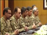 Corps Commanders Conference was held here today at the General Headquarters. General Raheel Sharif, Chief of Army Staff chaired the meeting.