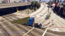 GTA 5 Ramp Truck Mod sends vehicles in the Air creating Mayhem