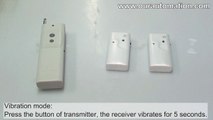 wireless remote control vibration or beep receiver
