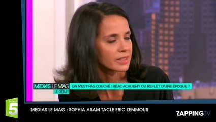 Médias le Mag : Sophia Aram tacle violemment Eric Zemmour, "C’est juste un beauf"