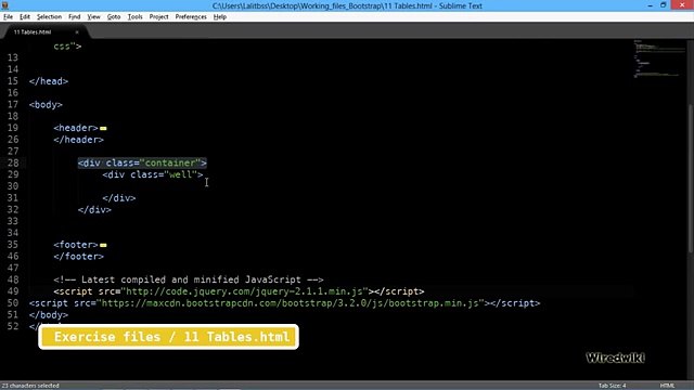 Bootstrap 3 Tutorials - #5 Using Tables with different classes