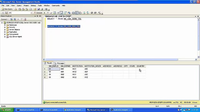 Peoplesoft HRMS Technical Training