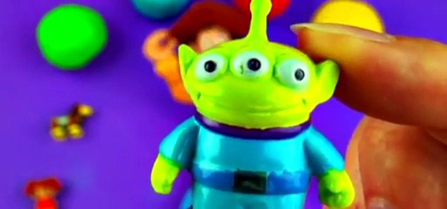 Toy Story Play-Doh Surprise Eggs with Woody Cars 2 Lalaloopsy Littlest Pet Shop Angry Bird FluffyJet [Full Episode]